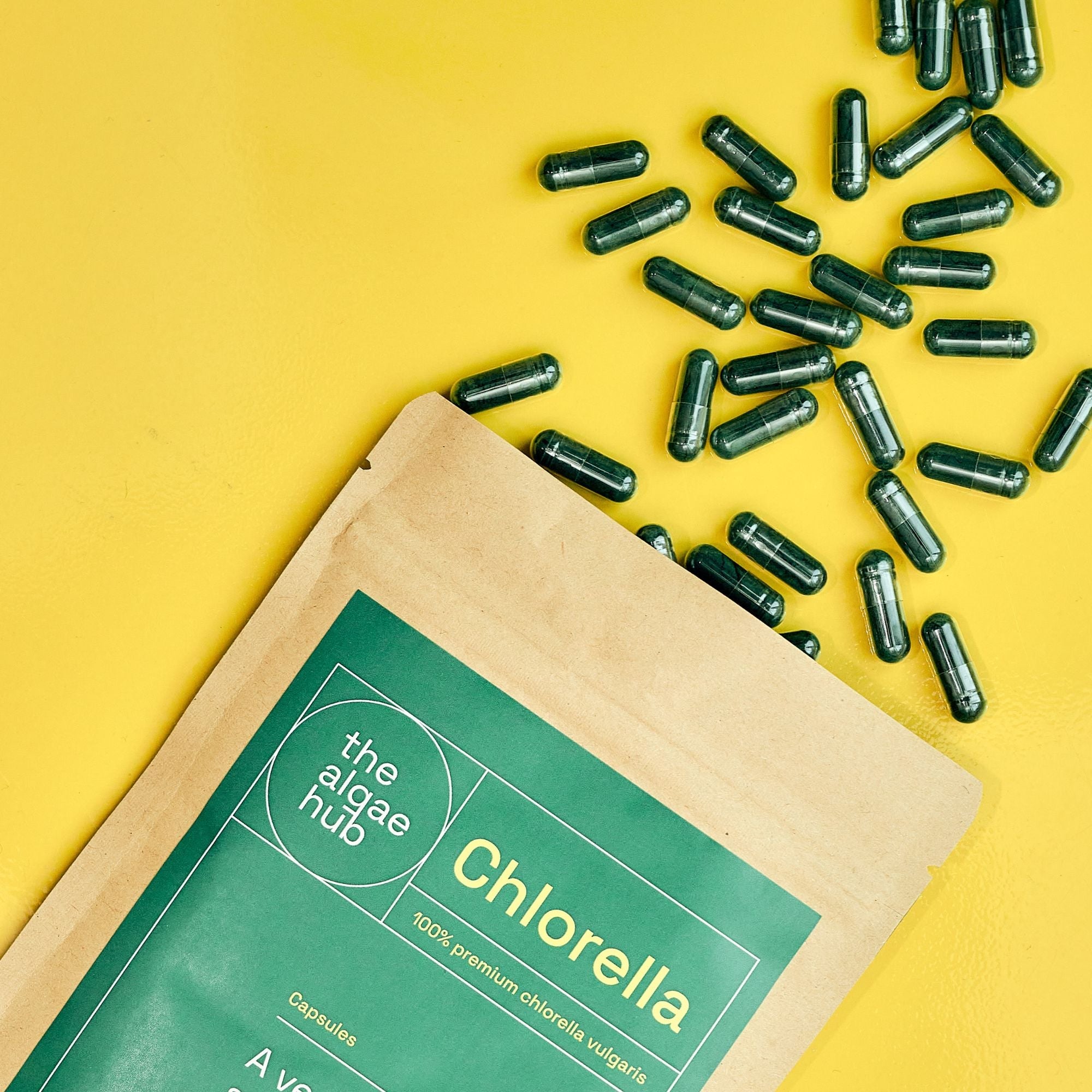 Premium Chlorella Capsules x 120 - thealgaehub